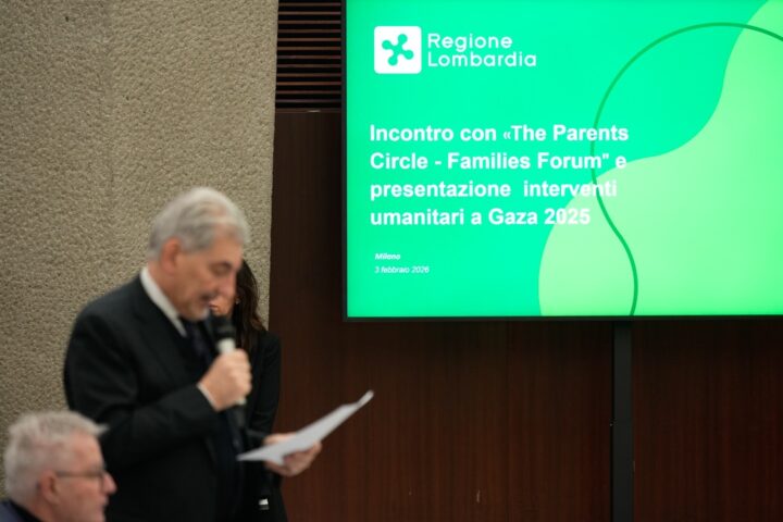 Lombardia presenta risultati dei progetti umanitari in Gaza e Cisgiordania per il 2025