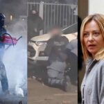Meloni visita gli agenti feriti a Torino dopo gli scontri: due arresti e 29 poliziotti in ospedale