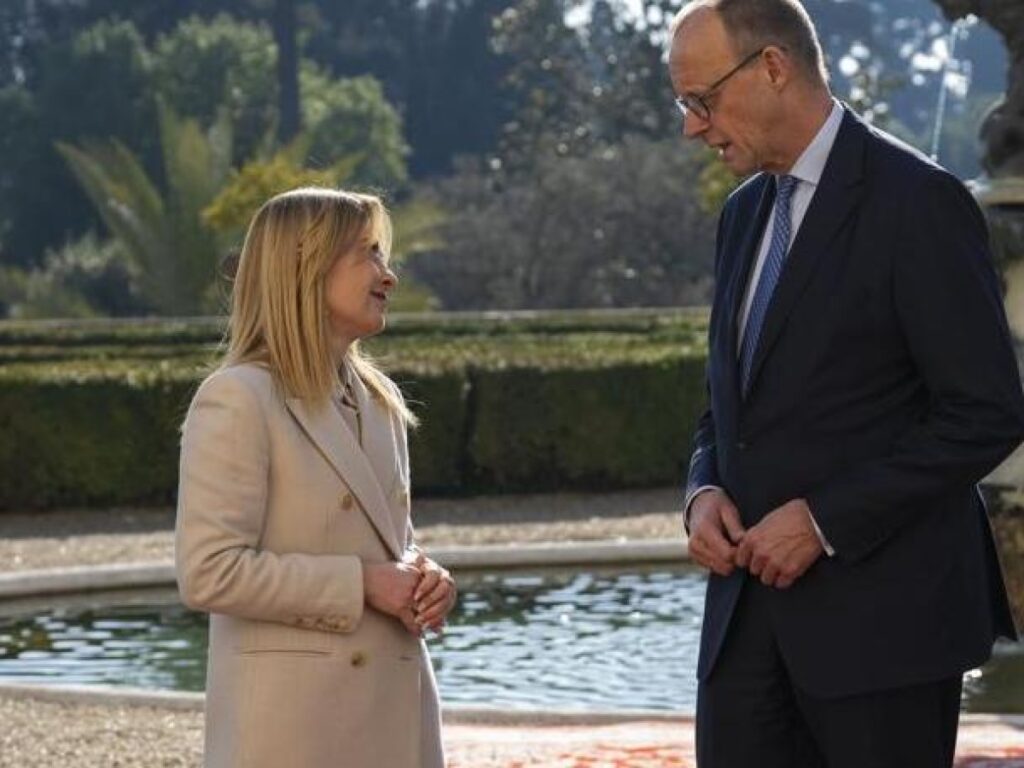 Merz e Meloni discutono di collaborazione per il Gcap, caccia di sesta generazione europeo