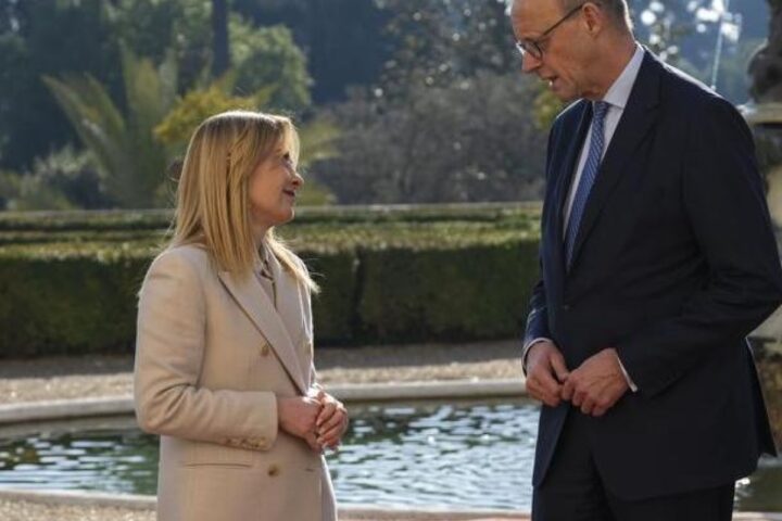 Merz e Meloni discutono di collaborazione per il Gcap, caccia di sesta generazione europeo