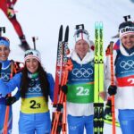 Olimpiadi, argento per l'Italia nel biathlon: bronzo per Dalmasso e Goggia