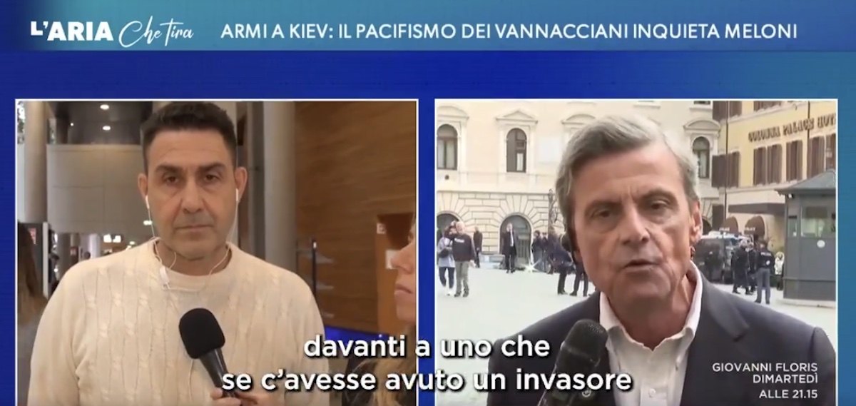 Scontro tra Calenda e Vannacci: accuse di tradimento e patriotismo in diretta su L'Aria che tira