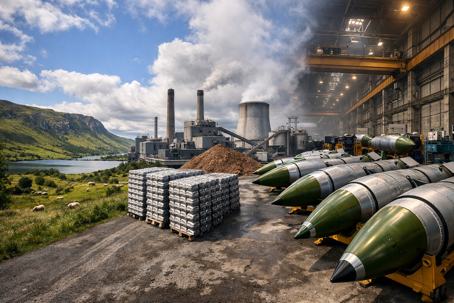 Dalla verde Irlanda alle fabbriche di missili: la filiera dell'alluminio che alimenta la guerra russa