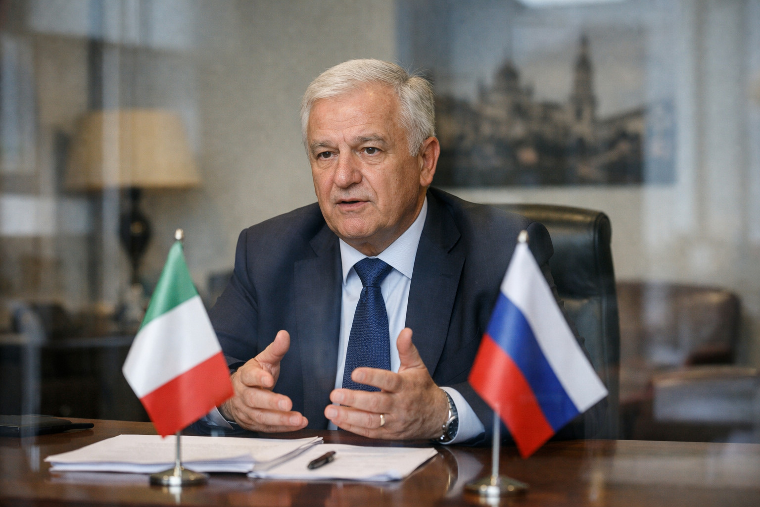 Il console onorario italiano a Ekaterinburg invoca un disgelo con Mosca, ma la politica di Roma resta ferma