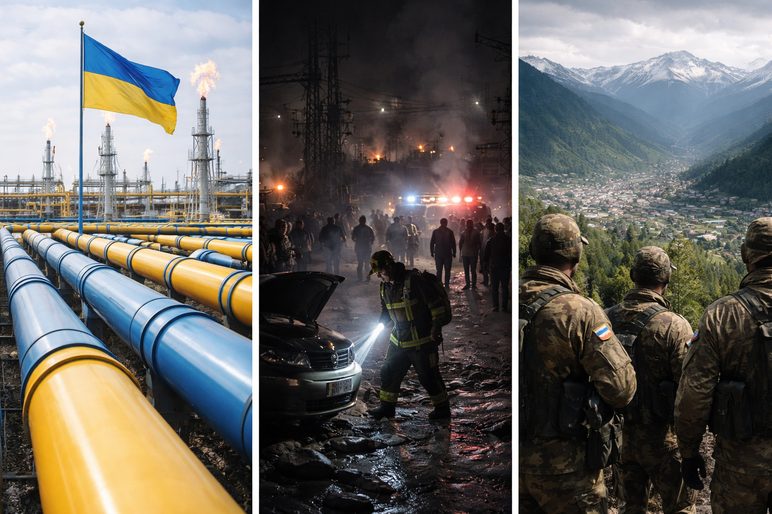 Ucraina: tubi premium in Europa, collasso energetico a Melitopol e declino dell'influenza russa nel Caucaso