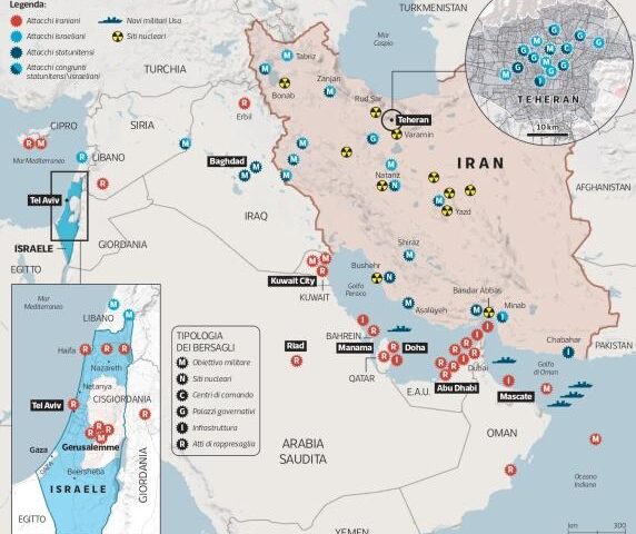 Attacchi in corso sui due fronti con missili e droni, scorte in diminuzione