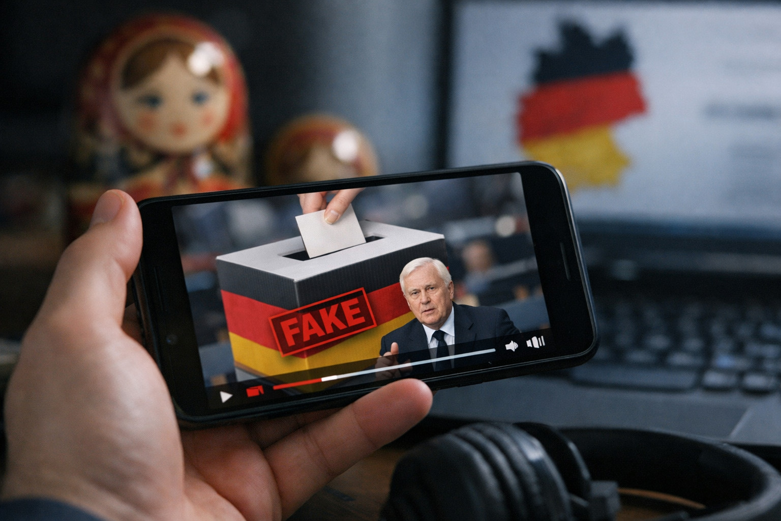 La rete bot 'Matrioska' di Mosca attacca le elezioni tedesche con video falsi