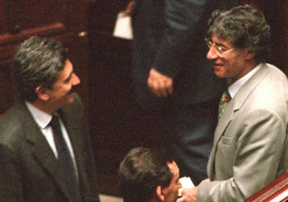 D’Alema ricorda l'incontro con Bossi al corteo del 25 aprile 1994 a Milano