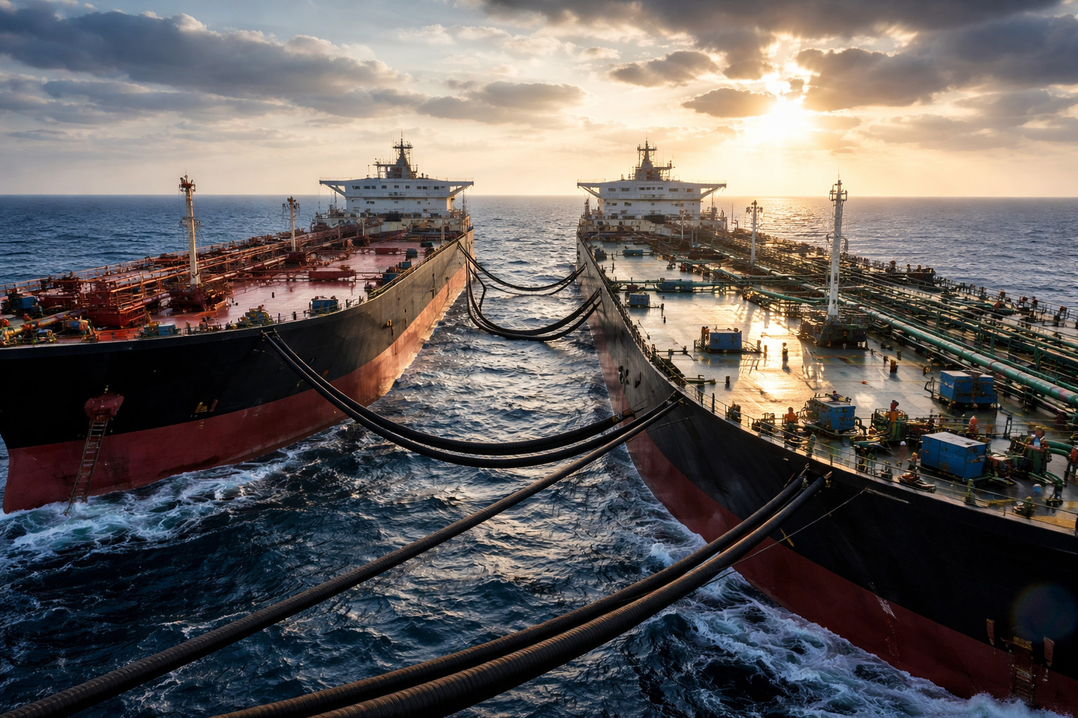 La Russia ricorre ai trasbordi in mare aperto per aggirare le sanzioni sul petrolio