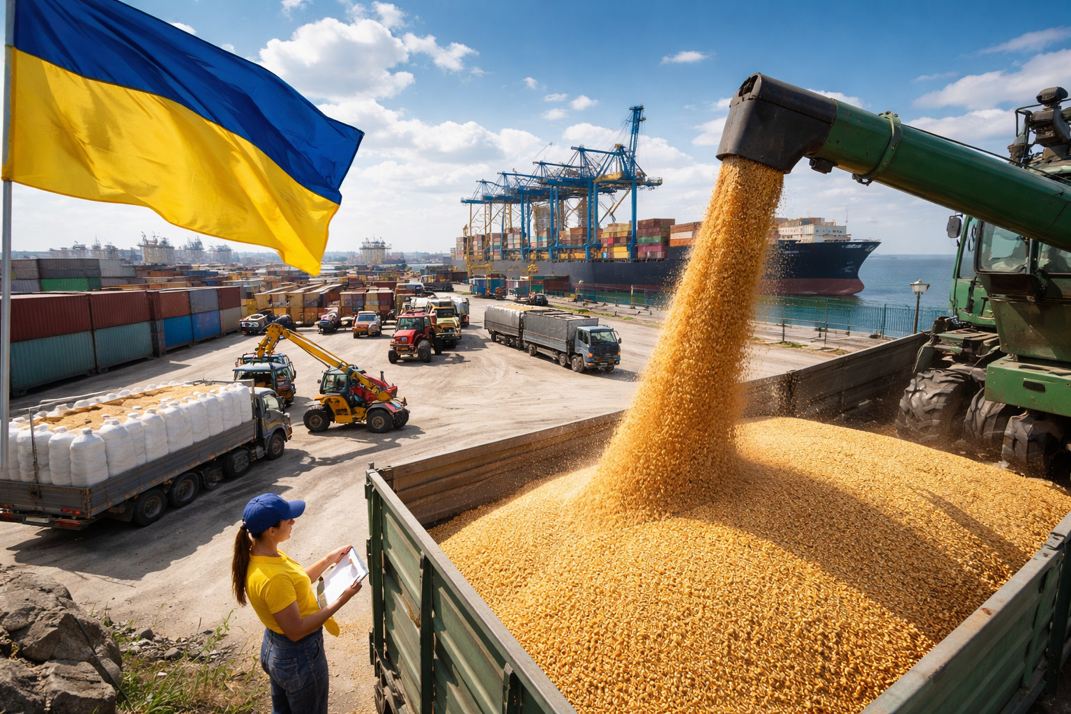 Resilienza ucraina: l'export agroalimentare cresce mentre l'isolamento di Mosca si approfondisce