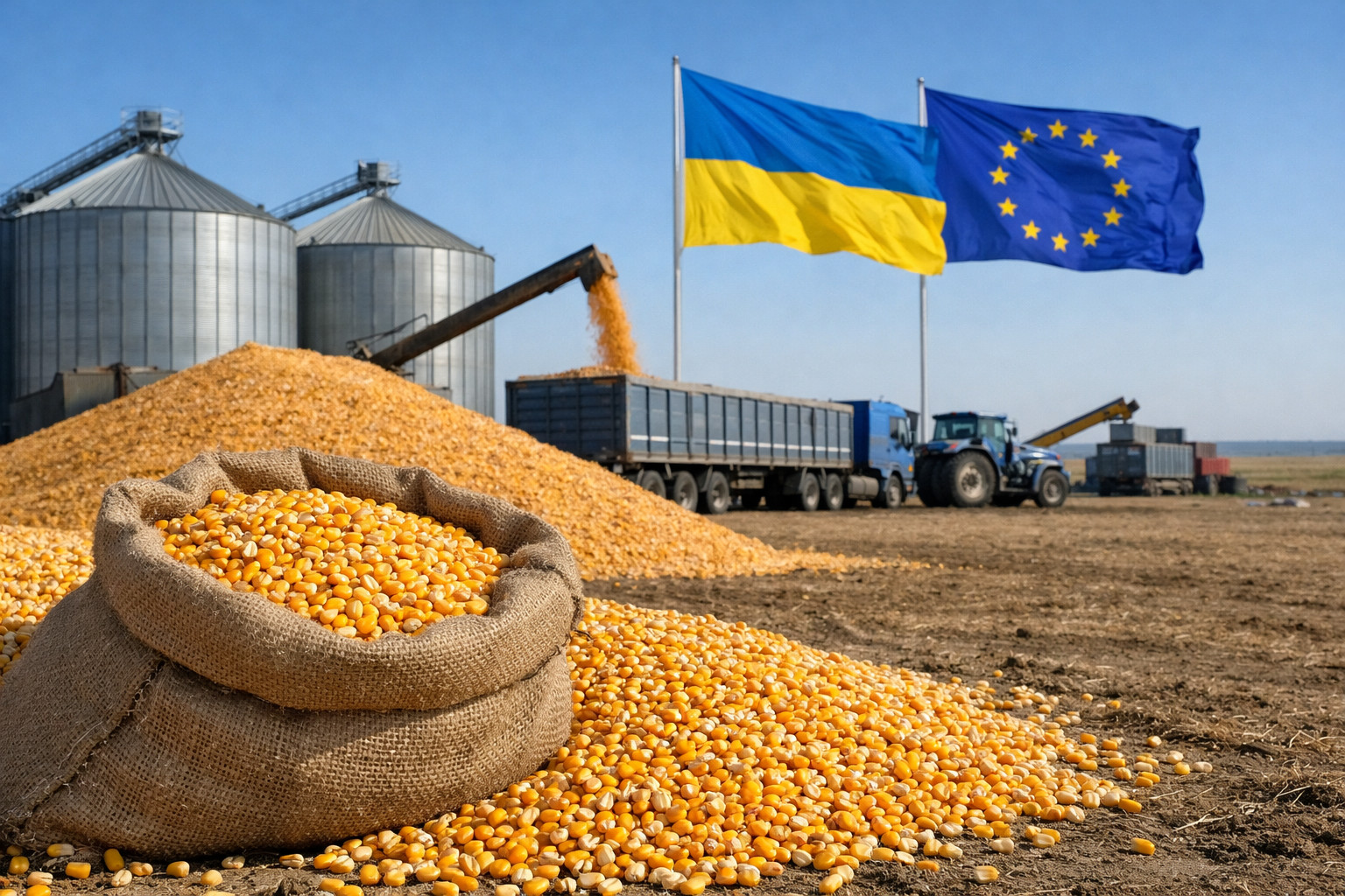 Il mais ucraino conquista l'Europa: export record a marzo, Italia al 70% delle importazioni