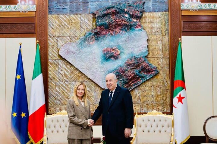 Giorgia Meloni in Algeria: rafforzamento della cooperazione energetica con 40 miliardi di interscambio entro il 2030