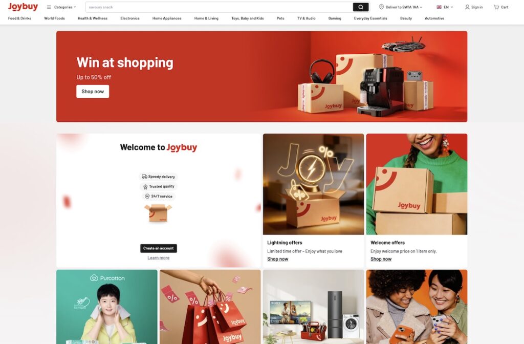 JD.com lancia Joybuy in Europa per competere con Amazon e migliorare la qualità del servizio