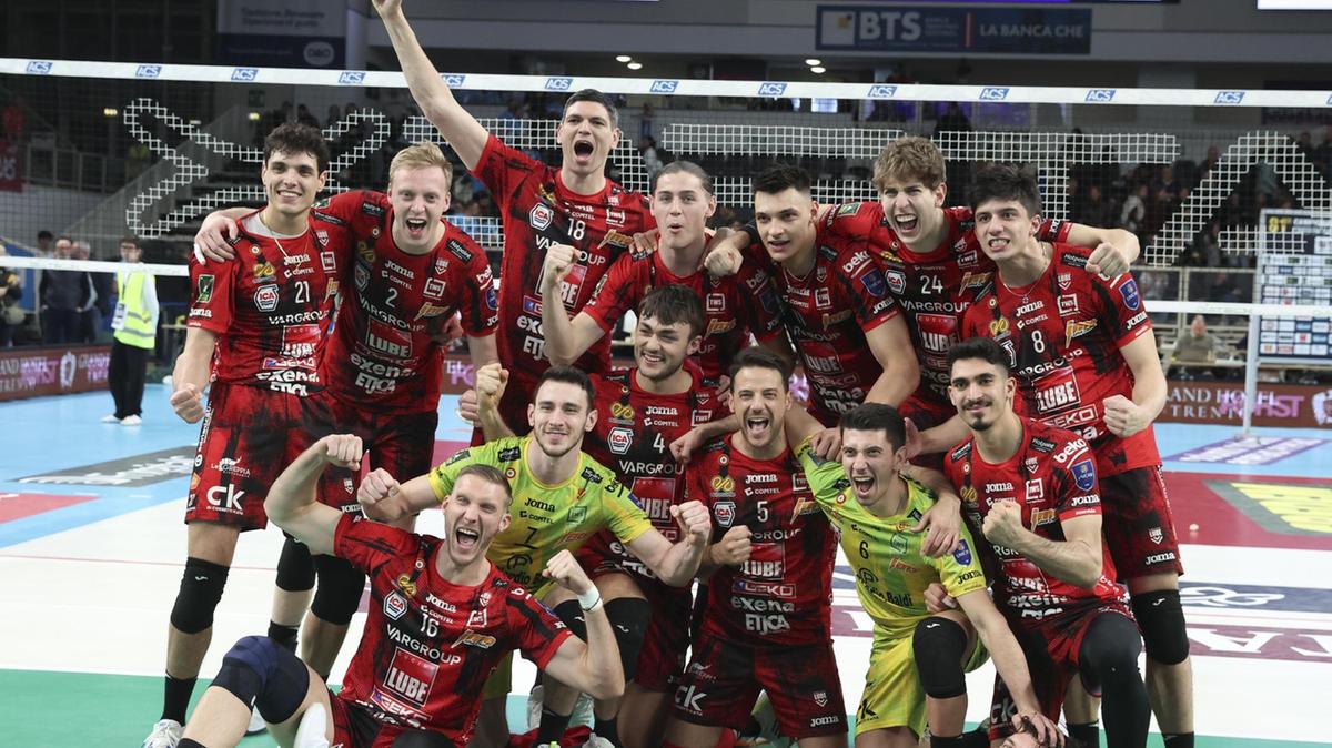 La Lube supera l'Itas Trentino e accede alla semifinale dopo il secondo blitz in dieci giorni