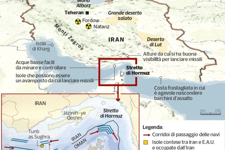Le risorse geografiche dell'Iran precedono le strategie dei pasdaran