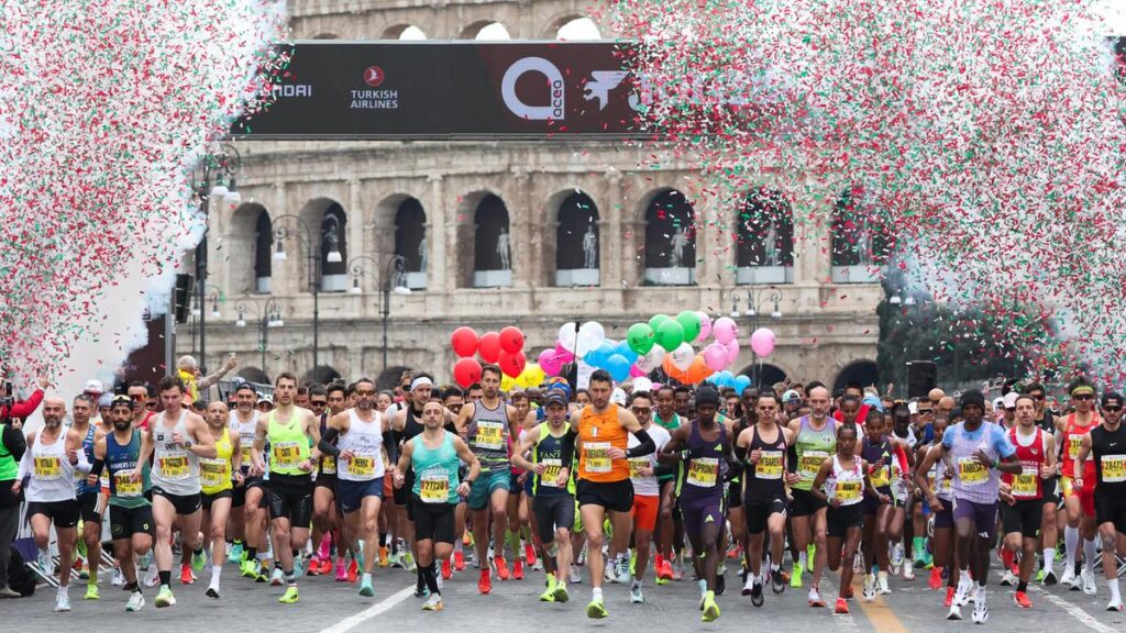 Maratona di Roma 2026: record di partecipazione con 36mila runner, trionfo del Kenya