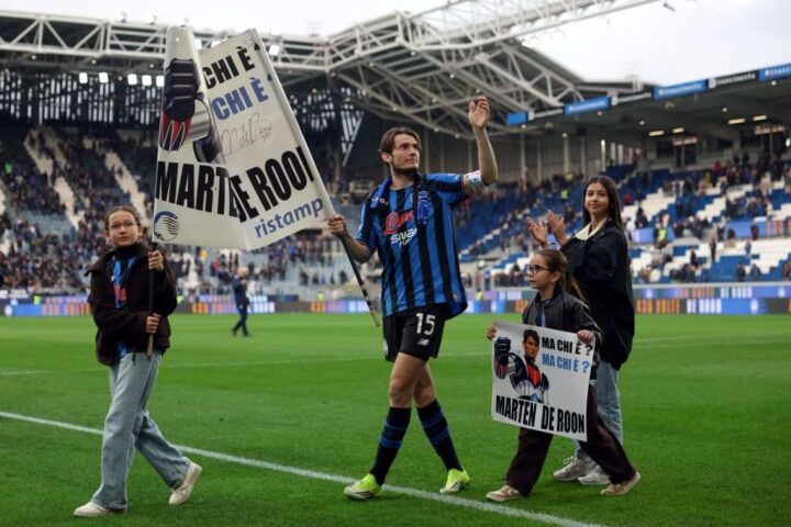 Marten De Roon diventa il giocatore con più presenze nella storia dell'Atalanta