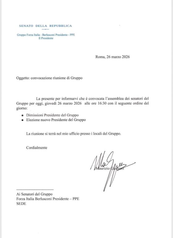 Maurizio Gasparri si dimette da capogruppo di Forza Italia al Senato dopo il fallimento referendario