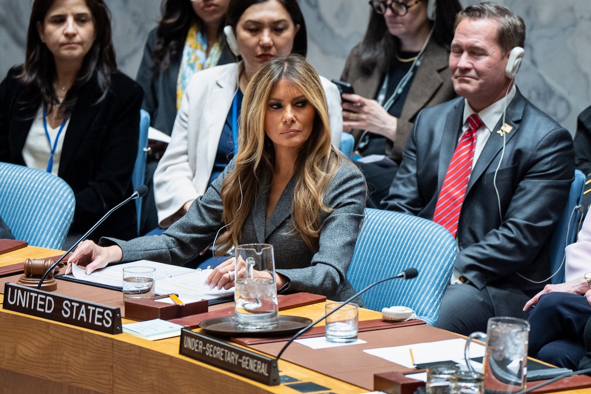 Melania Trump presiede una riunione del Consiglio di sicurezza dell'ONU per la prima volta