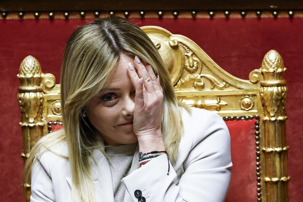 Meloni si esprime cautamente sulla guerra in Medio Oriente durante il suo intervento in Senato