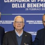 Premio speciale a Vasco Brogi durante la cerimonia Figc all’hotel Hilton di Fiumicino