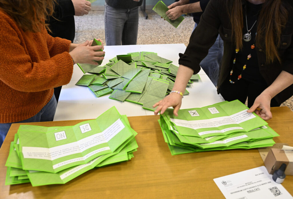 Referendum sulla giustizia, partecipazione oltre il 58%: il No in vantaggio nel conteggio dei voti