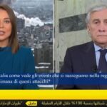 Tajani a Sky News Arabia: l'Italia sostiene i Paesi del Golfo e chiede pace e stabilità