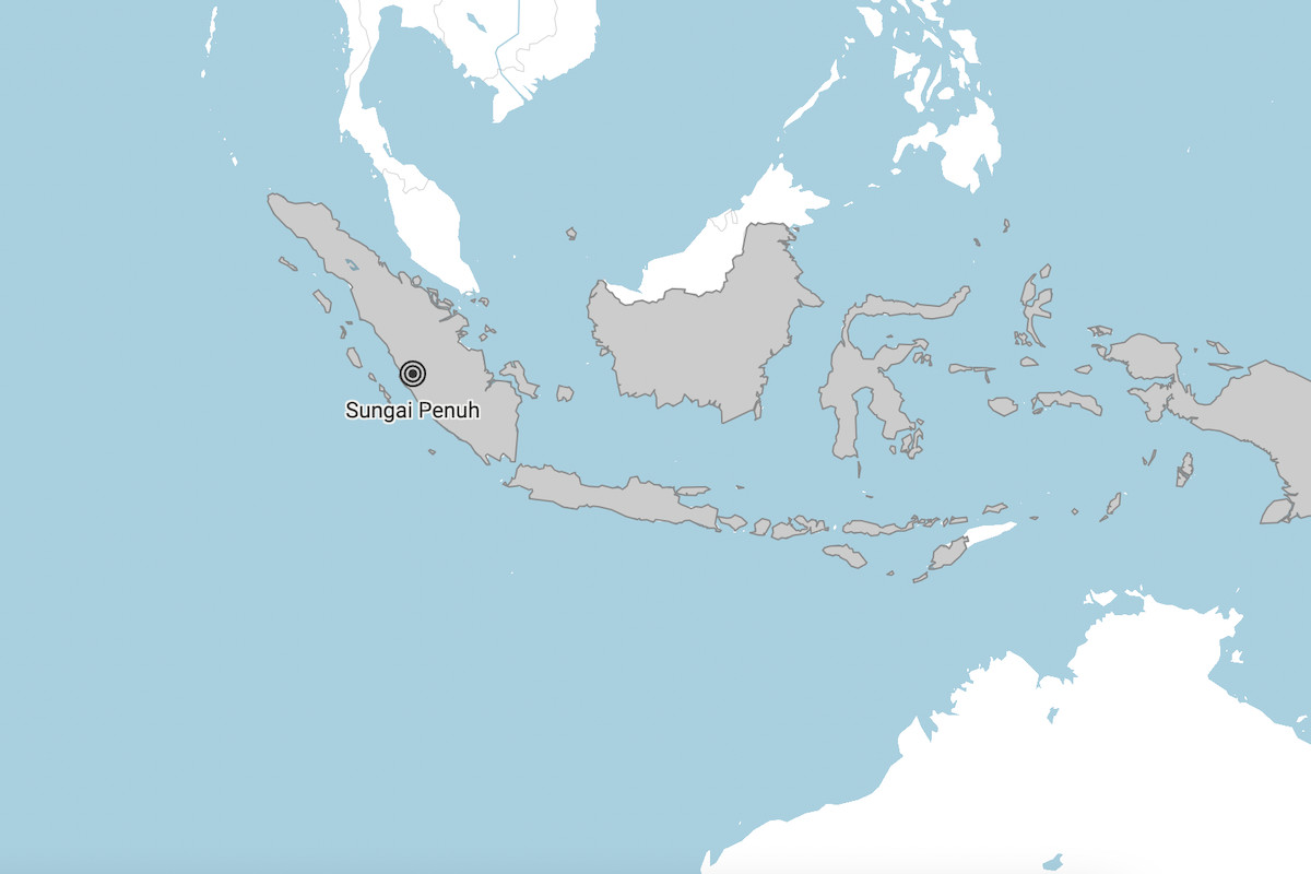Terremoto di magnitudo 5.5 sull’isola di Sumatra, Indonesia, sabato scorso