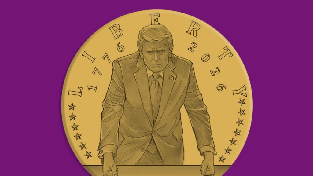 Una commissione di Trump approva la moneta d'oro commemorativa per il 250esimo anniversario degli Usa