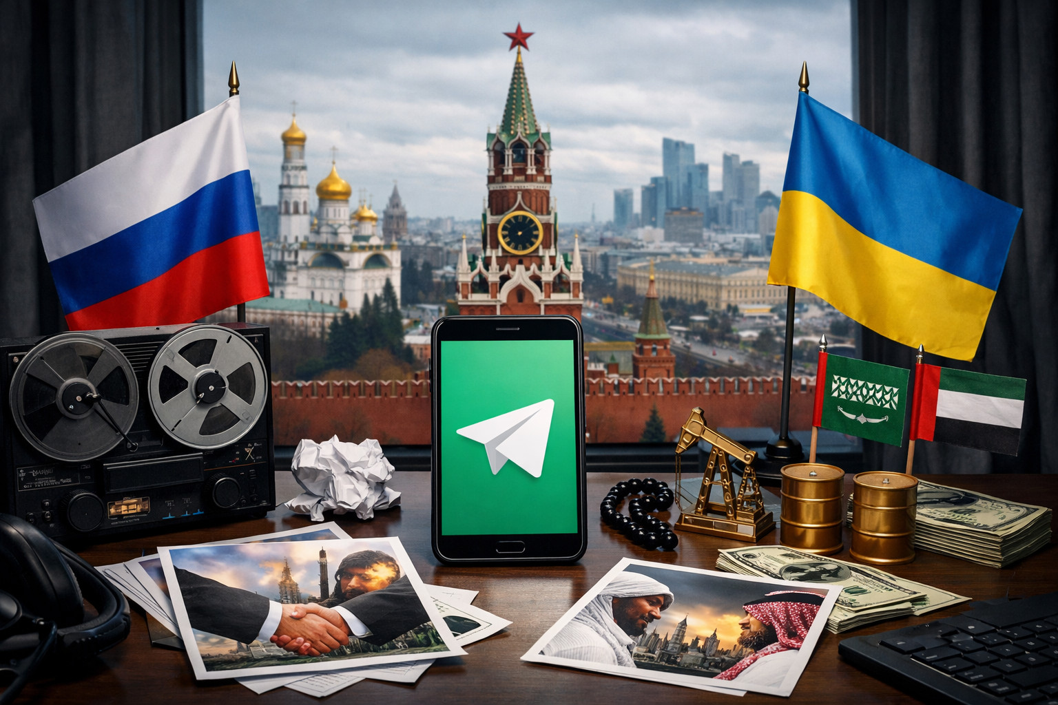 Il Cremlino scatena una campagna di disinformazione via Telegram per sabotare gli accordi di Kiev con il Golfo Persico