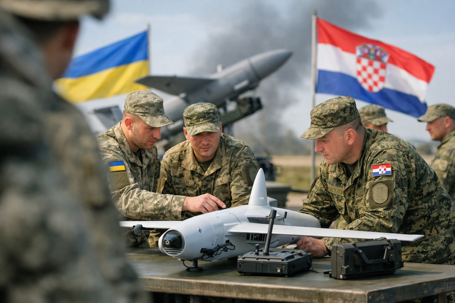Cooperazione militare Ucraina-Croazia sui droni intercettori mentre Mosca affronta crisi interne