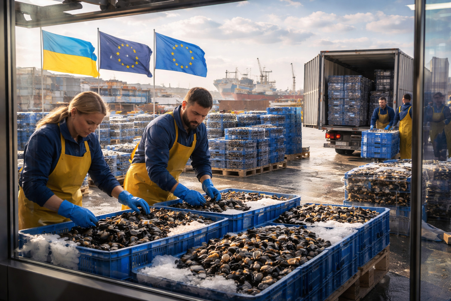 Export di molluschi ucraini in forte crescita: l'Ucraina si integra in Europa mentre la Russia affronta crisi interne