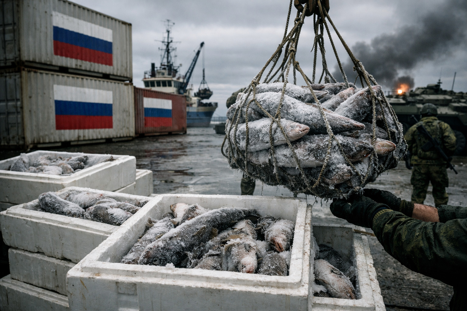 L'esportazione di pesce russo finanzia la guerra in Ucraina nonostante le sanzioni