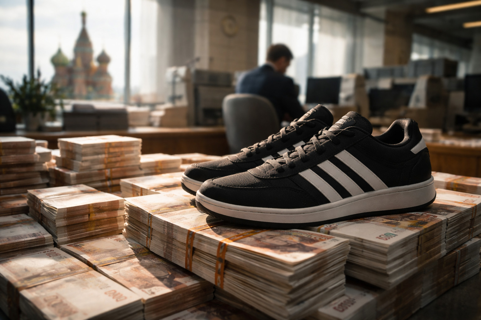 Adidas in Russia: profitti da depositi bancari alimentano il bilancio di Mosca