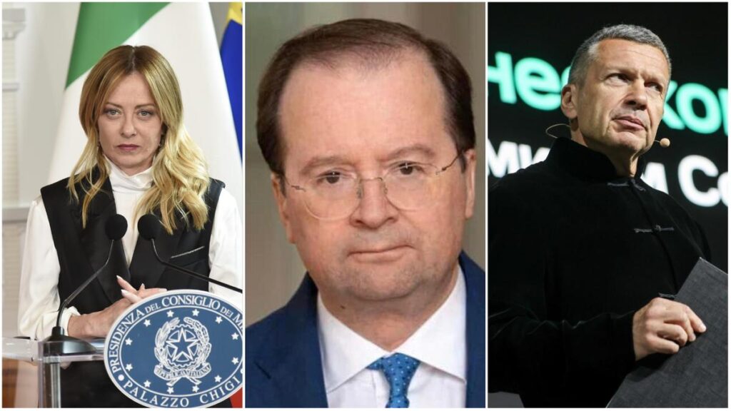 Ambasciatore russo si dissocia dagli insulti di Solovyev a Giorgia Meloni, ma senza scuse