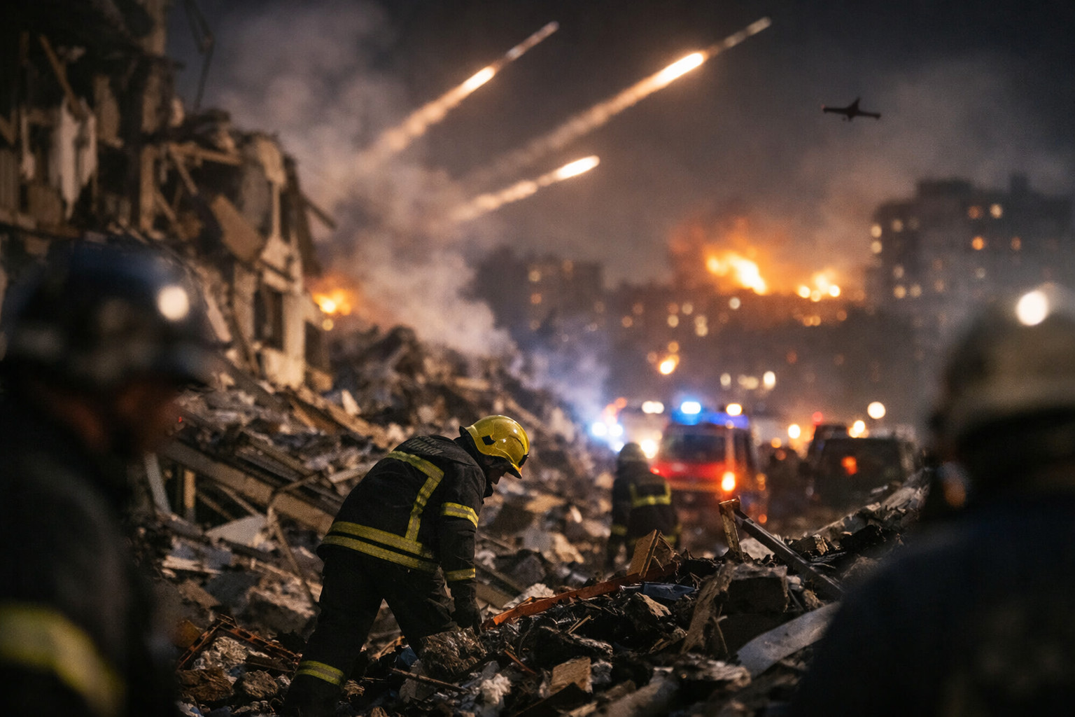 Attacco massiccio notturno: la Russia sferra 703 missili e droni sulle città ucraine, 16 vittime civili