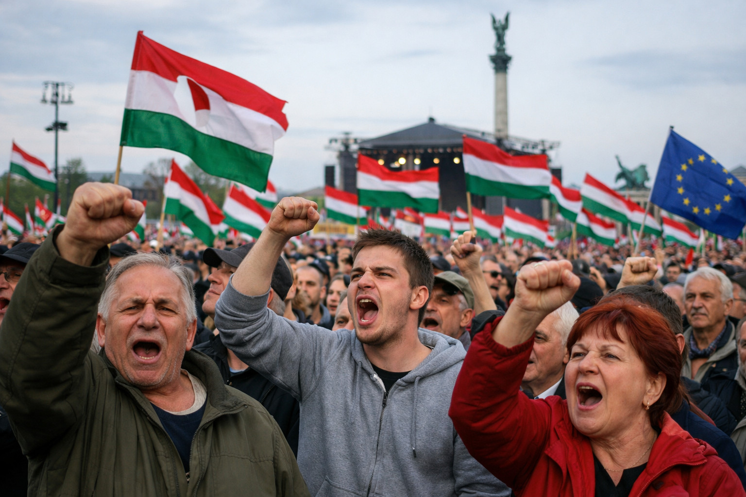 Ungheria: al raduno di Fidesz risuona il grido 'Russi, a casa!', echi del 1956