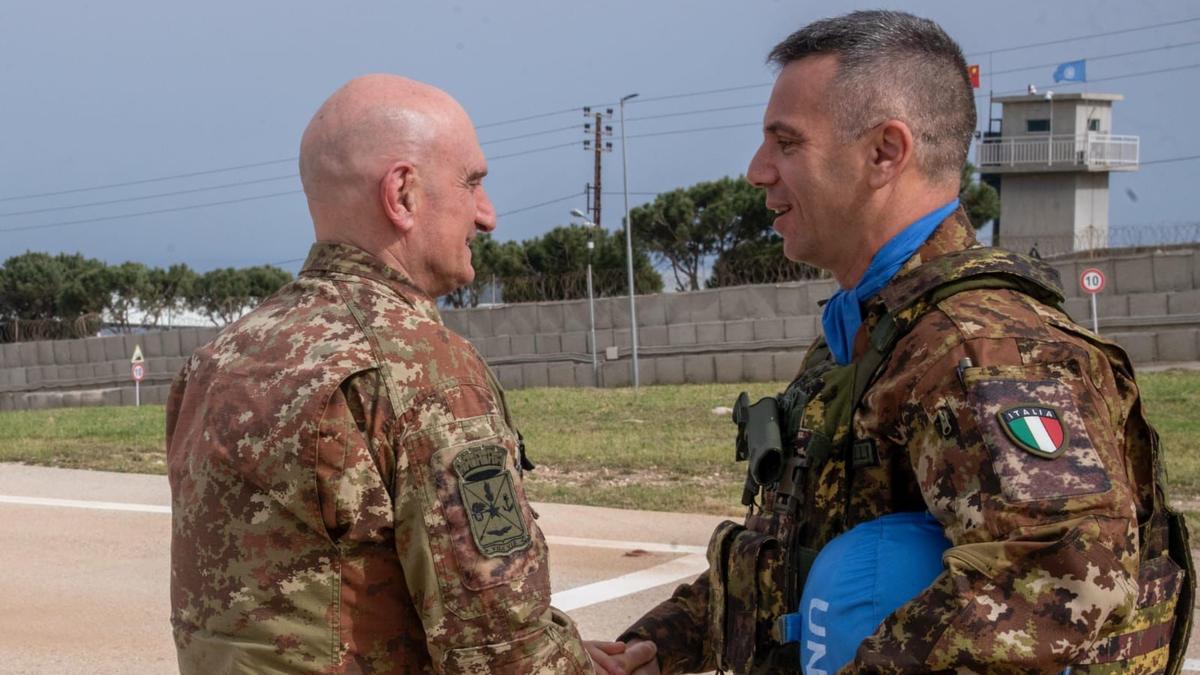 Finita la visita del generale Portolano in Libano: incontro con i vertici della Difesa locale e il contingente Unifil