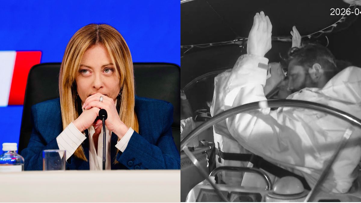 Giorgia Meloni chiede il rilascio degli italiani trattenuti dalla marina israeliana nella Flotilla