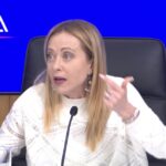Giorgia Meloni risponde con impazienza alle domande sul caso Minetti: «Agli italiani interessa altro»