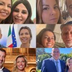 I selfie vip di Claudia Conte tra politici e religiosi: dal papa a John Elkann, passando per Salvini e Zampolli