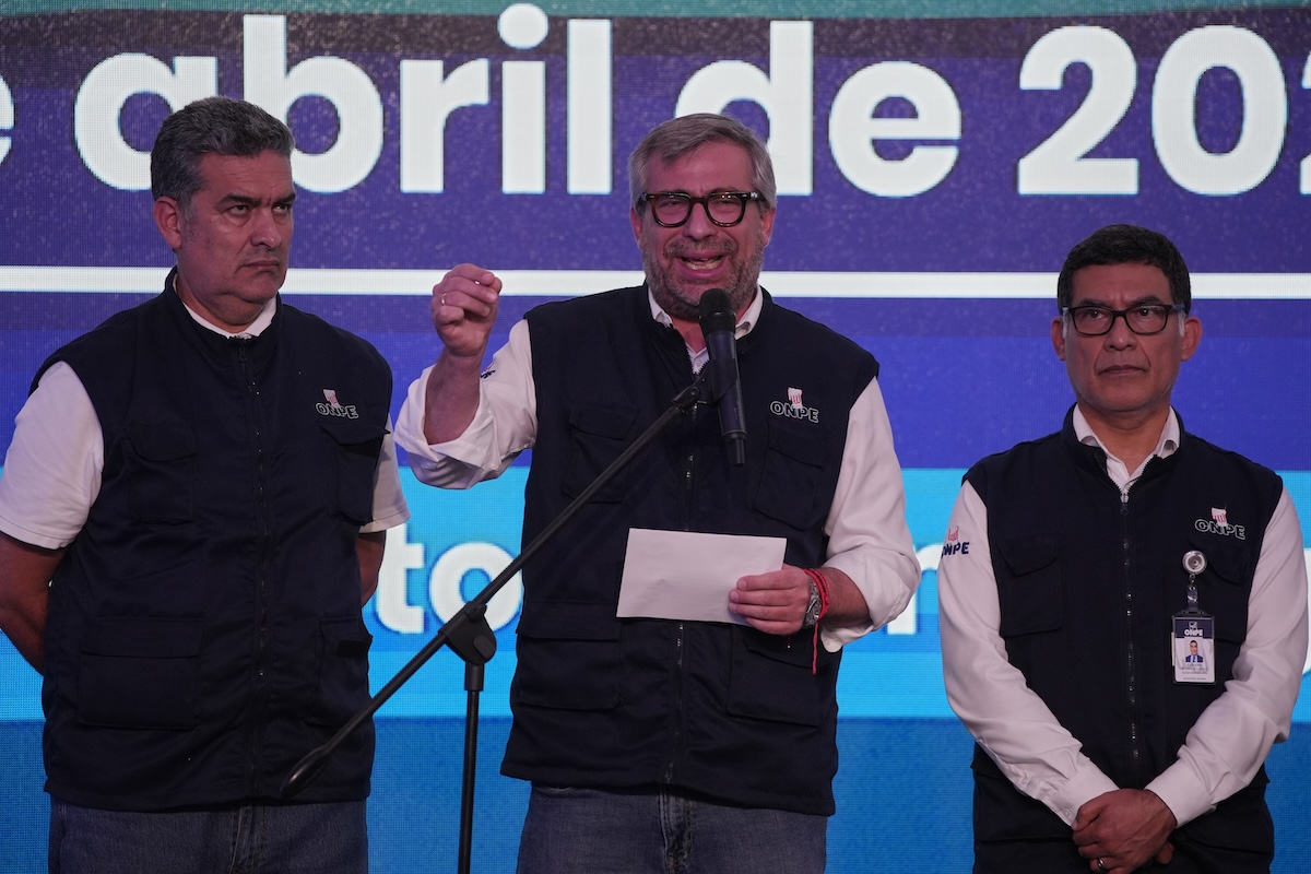 Il presidente dell'ONPE in Perù si dimette per ritardi nel conteggio dei voti delle elezioni presidenziali