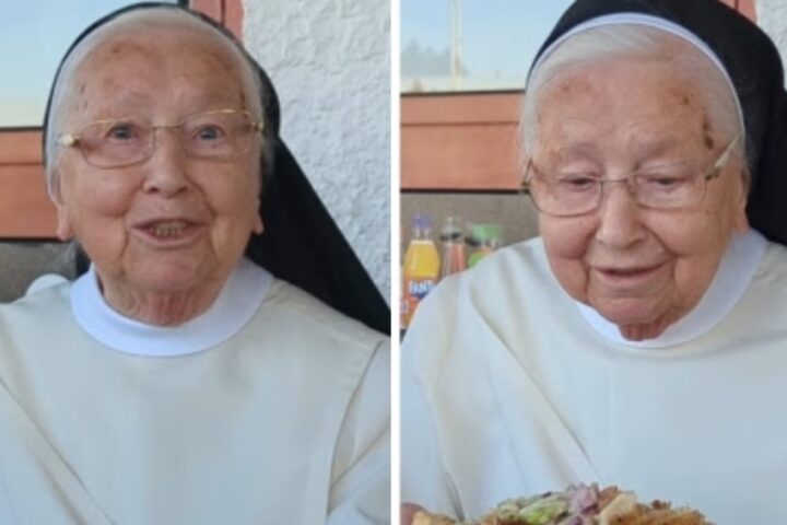 Il primo kebab di suor Irmingarda diventa virale dopo un pellegrinaggio a Treviri