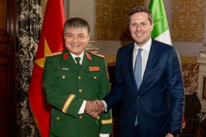 Incontro a Roma tra Matteo Perego e il vice ministro della Difesa vietnamita Nguyen Van Hien