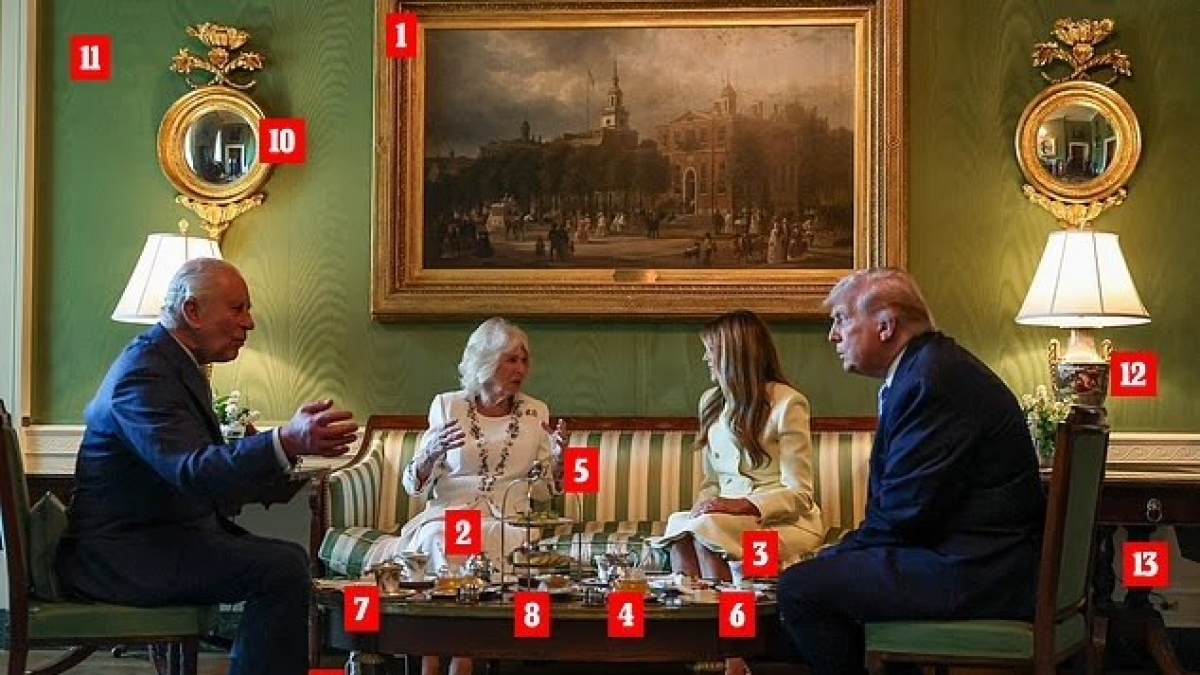 La diplomazia del tè e del miele: il primo incontro tra Trump e i reali a Washington