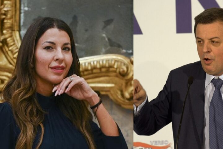 La vicenda di Claudia Conte e l'ex deputato del Pd: lettera anonima e accusa di relazioni con il ministro Piantedosi