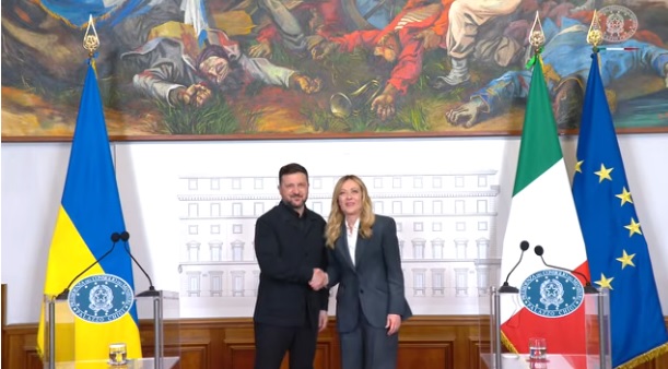 Meloni incontra Zelenski: Italia conferma il suo sostegno all'Ucraina e alla sicurezza dell'Europa