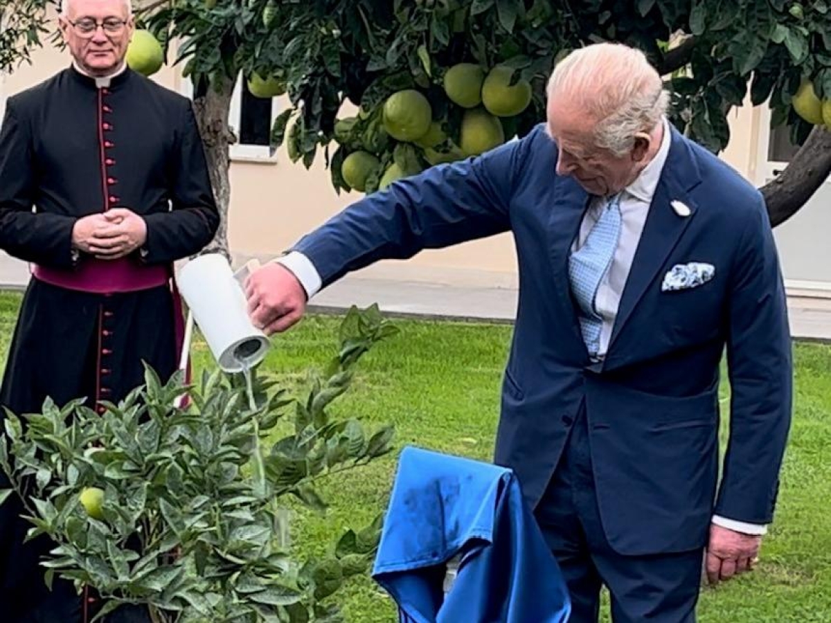 Messaggio di Carlo III letto ad Assisi in occasione della visita del nuovo arcivescovo di Canterbury