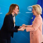 Nuovo accordo tra Ursula von der Leyen e Roberta Metsola per migliorare la cooperazione Ue