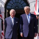 Re Carlo atterra a Washington per la visita di Stato con Trump e Melania